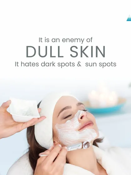 Kojic Acid is an enemy of dull skin. It hates dark spots and sun spots, making it a key ingredient in our skin brightening facials.
