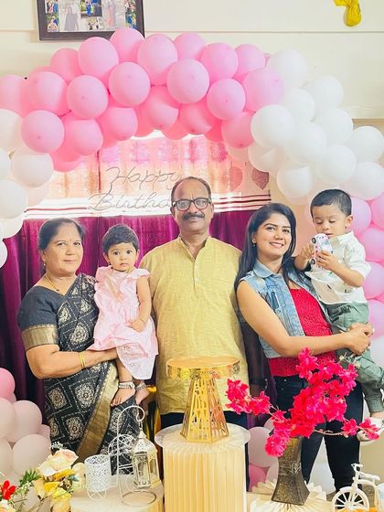 Celebrating with my parents and my children. Having grandparents around to share these special occasions is such a blessing.