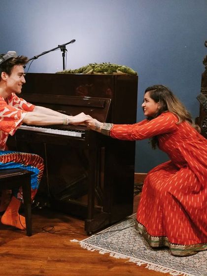 A moment of pure connection and friendship with Jacob. This is what collaboration is all about: sharing, learning, and creating with joy.