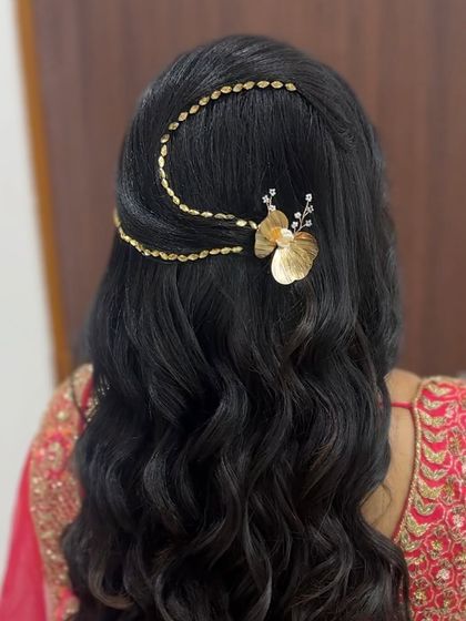 Bhavya Achar - Bridal & Occasion Styling Romantic Open & Half-Up Styles photo 67