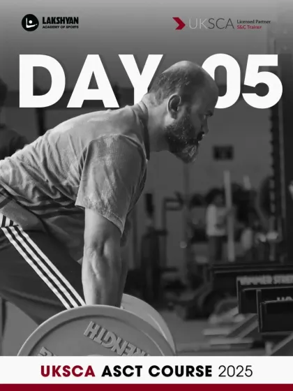 Lakshyan Academy of Sports - Coach & Trainer Education UKSCA Strength & Conditioning Certification photo 25