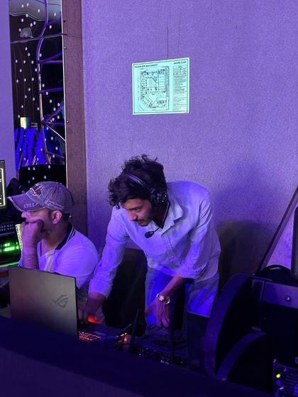 Our team at the console during the SAP NOW AI Tour. We are focused on delivering a technically perfect experience for a knowledgeable tech audience.