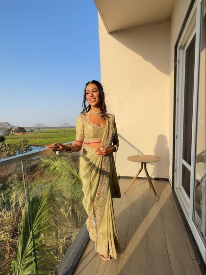 Modern & Fusion Saree Styles photo 28