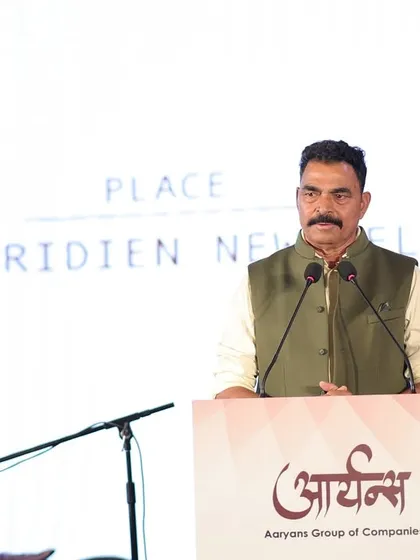 Actor and social activist Sayaji Shinde addressing the audience at an event I hosted. My role is to facilitate these moments, providing seamless introductions and transitions for all speakers.
