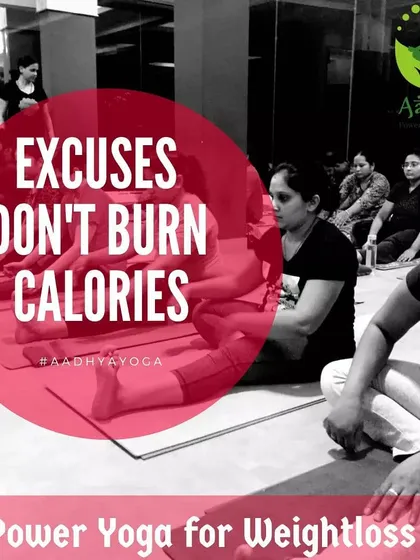 This is my philosophy. Showing up on the mat is the first step. My Power Yoga classes are designed for effective weight loss and building strength because excuses don't burn calories, but a consistent practice does.