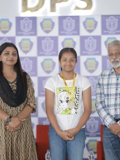 Another proud moment for Harini S, being recognized for her gold medal win at the CBSE Zonal Competition. Consistent hard work is the key to her achievements.
