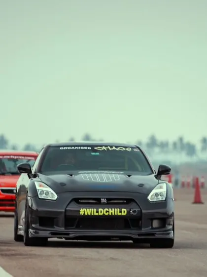 The Wildchild Nissan GTR, a legend on the Indian drag strip, lines up for another blistering run. We attract the most iconic and powerful cars in the country.