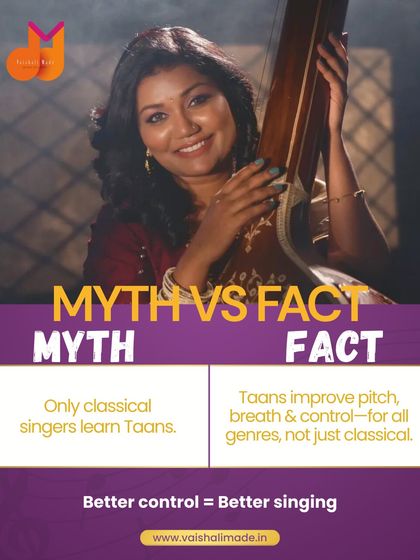 Here's a myth buster: 'Taans' (fast melodic passages) are not just for classical singers. They are excellent exercises to improve pitch, breath, and control for all genres. Better control equals better singing.