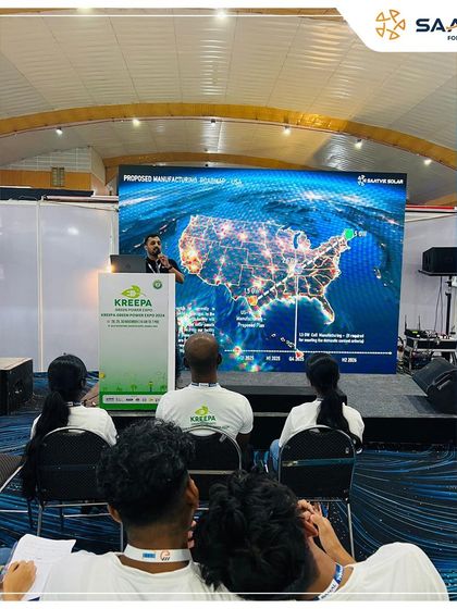 Presenting our global manufacturing roadmap and vision to the next generation of engineers at the KREEPA expo.