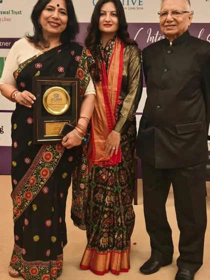 I was deeply honored to receive the Lifetime Achievement award for my work in women empowerment and gender justice in New Delhi. This recognition strengthens my resolve to continue fighting for the rights of every woman and girl.