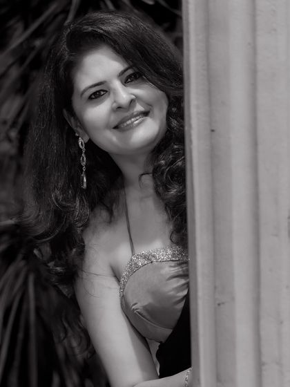Shweta Nandakumar - Custom & Bespoke Fashion Design Black & White Portraits photo 7
