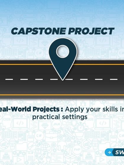 The Capstone Project is a critical part of our roadmap. This is where you apply all your skills to a real-world project, building something you can proudly showcase to recruiters.