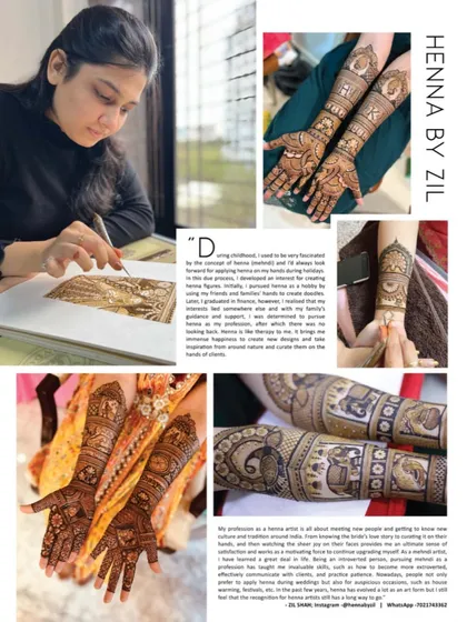 I was so thrilled to be featured in a magazine! It's an amazing feeling to have my passion and hard work recognized.