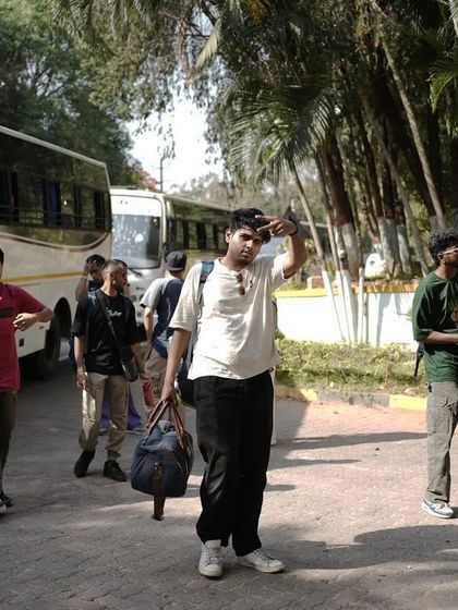 The journey to Spectra 2024, with our dancers arriving for the event.