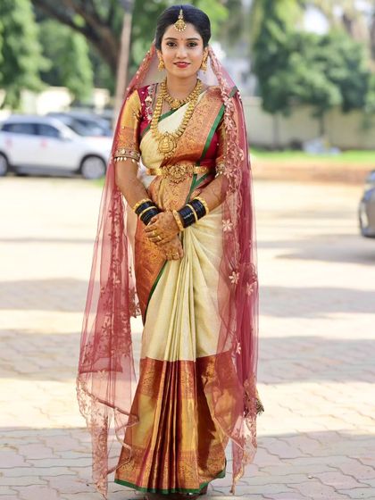 Usha Gowda - Bridal Makeup and Hair Styling Classic Muhurtham Brides photo 11