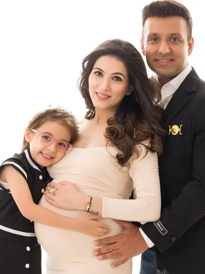A beautiful, posed family portrait that still feels full of warmth and personality. My goal is to guide you into poses that look elegant and feel comfortable.