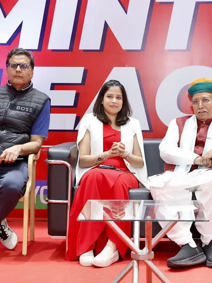 Seated with the organizer and the Hon’ble Law Minister at the Premier Law Badminton League.
