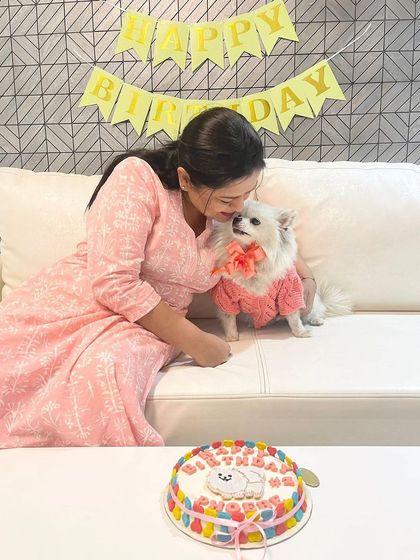 Birthday cuddles for Phoebe from her mom. These are the moments we cherish.