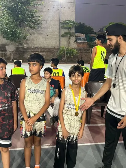 Congratulating the young players after their U-10 match. Every game is a learning opportunity, and their hard work is always acknowledged.
