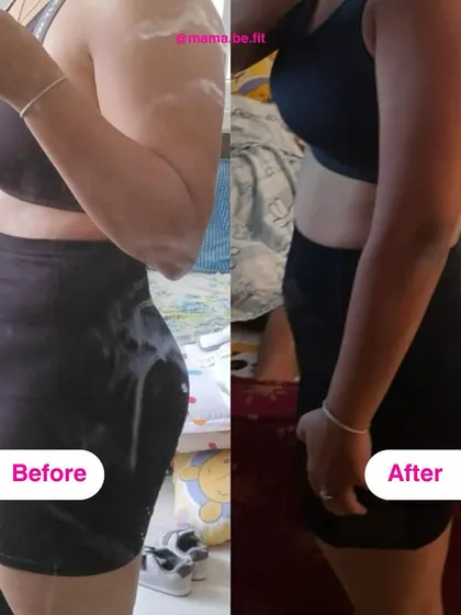 From postpartum to powerful. This client lost 8kgs, reduced belly fat, and gained muscle mass by nourishing her body the right way. Your journey doesn't have to be a struggle.