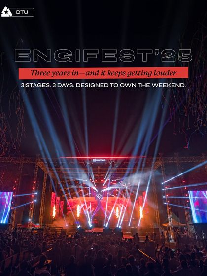 Three years in, and Engifest just keeps getting louder. This shot captures the incredible scale of our lighting design, filling the entire venue.