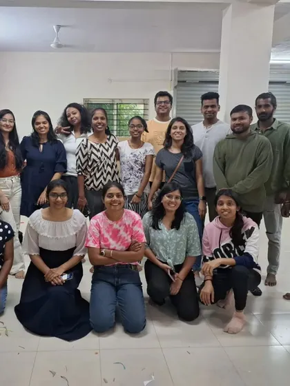 A group photo from one of our weekend crafting sessions. It's amazing to see so many young people committing their time to the cause of inclusion.
