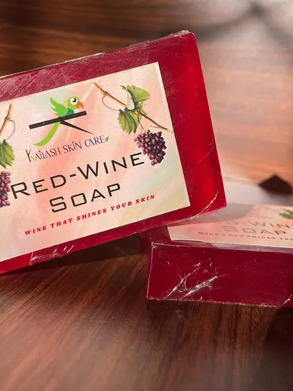 (Duplicate of 28) The rich red hue of my Red Wine soap comes from the natural ingredients I use. It's a visually beautiful bar with amazing benefits for your skin.
