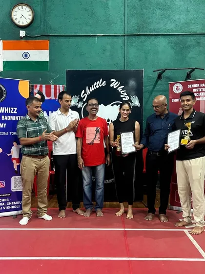 The winners and organizers of our in-house tournament. It's all about healthy competition and celebrating the sport together.