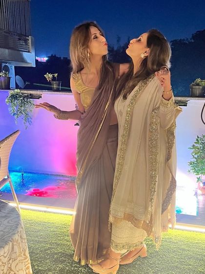 A fun, candid moment with my sister. Family time is the best time.