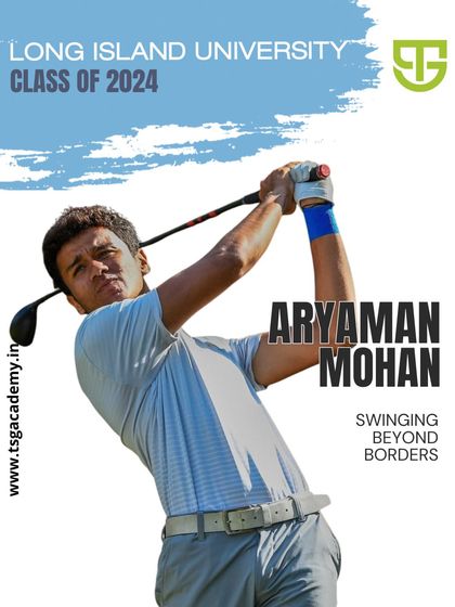 We are proud of our alumnus Aryaman Mohan, who joined Long Island University, Class of 2024. Our students have shown they have what it takes to play on their respective college golf teams.