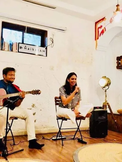 Sometimes, stories are best paired with music. A beautiful collaboration with a guitarist for an evening of tales and tunes for an adult audience.