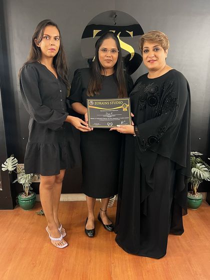 Another happy graduate from Zorain's Studio.