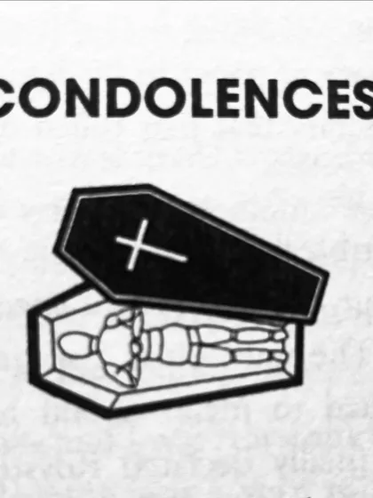 A conceptual illustration for the 'Condolences' chapter in the book "Moha Maya." Each drawing was hand-drawn on my iPad to match the mood of the story.