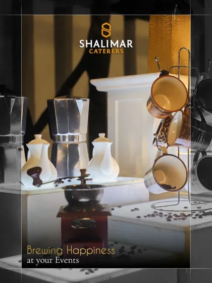 Brewing happiness at your events. Our dedicated coffee station, complete with moka pots, grinders, and a variety of mugs, is perfect for conferences and corporate meetings.