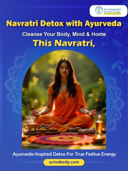 A Complete Navratri Detox for Body, Mind, and Home. Navratri is a sacred opportunity to detox and rejuvenate. I guide my clients through Ayurveda-inspired detoxes that include sattvic foods, herbal cleansing with Triphala and Shakti Drops, and mindful practices to restore true festive energy.