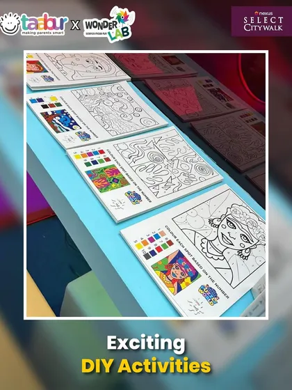 Exciting DIY activities like Paint by Numbers were available at Puzzle World.