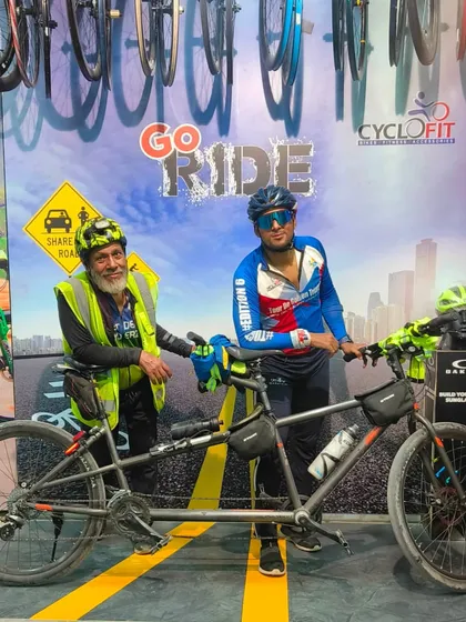 Age is just a number when you have junoon. We are incredibly proud of our 78-year-young rider, Ansari Ji, who completed his Super Randonneur title with us on a tandem bike. This is what EDR is all about: supporting every rider's dream, no matter how big.