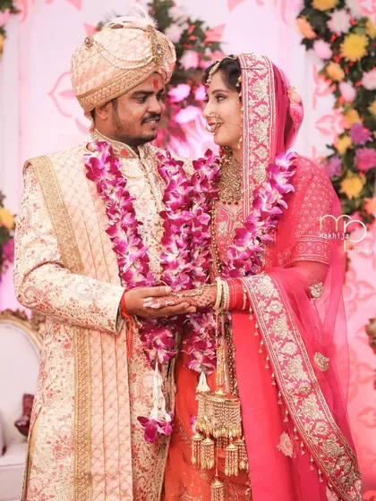 A close-up of the couple during their wedding ceremony. The way they look at each other tells a story of love and partnership, a candid moment I always look for.