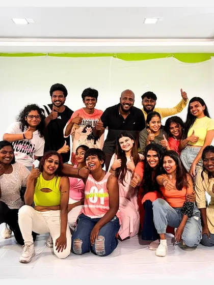 A snapshot of our incredible dance family. This picture captures the smiles, laughter, and positive energy that define our studio. We are proud to create a space where everyone feels welcome and celebrated.