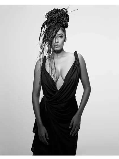 From my personal series "HAIR," this image explores form, texture, and identity through experimental hair artistry. I often use black and white photography to strip away distractions, focusing on the pure, sculptural beauty of the subject.