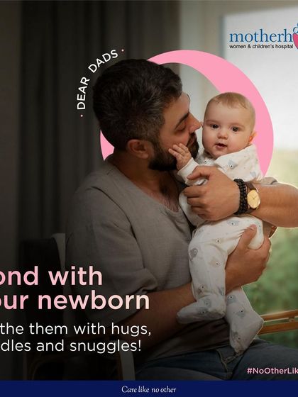 Dear Dads, bonding with your newborn starts with simple acts. Hugs, cuddles, and snuggles are powerful ways to soothe your baby and build a deep emotional connection right from the start.