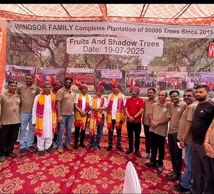 A proud moment as the Windsor family completes the plantation of 80,000 trees since 2016. This is our small way of paying back Mother Earth for the resources we use.