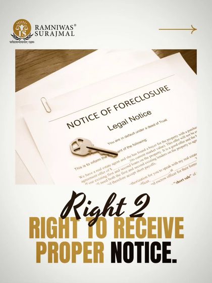Your second right is to receive proper notice. We scrutinize every notice for procedural flaws, as errors in the bank's process can be a strong point in your defense.