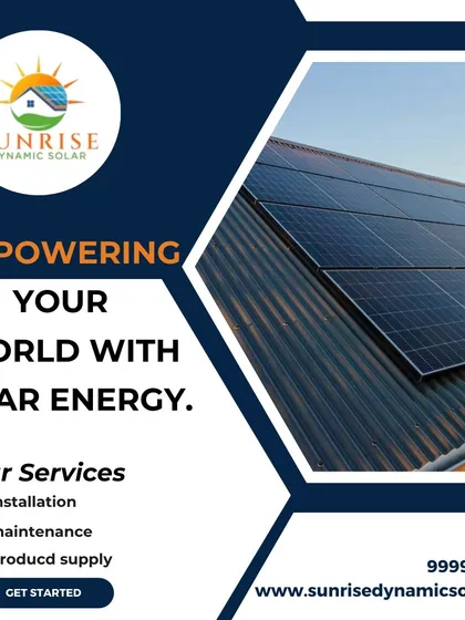Empowering your world with solar energy. Our services include installation, maintenance, and product supply to get you started.