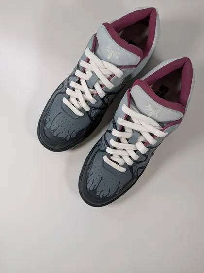 A top-down view of the Venom sneakers. I gave this pair away to one of my followers in a giveaway.