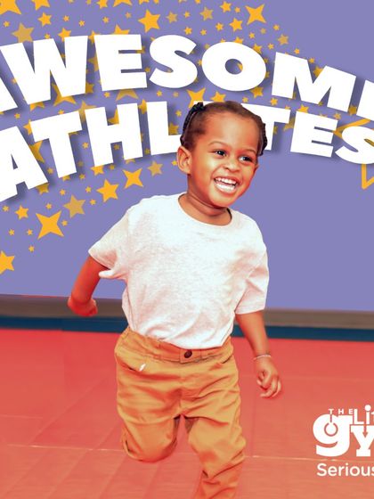 This young boy running with a smile is the picture of an 'Awesome Athlete'. My program channels their natural energy into structured activities that build lifelong skills.