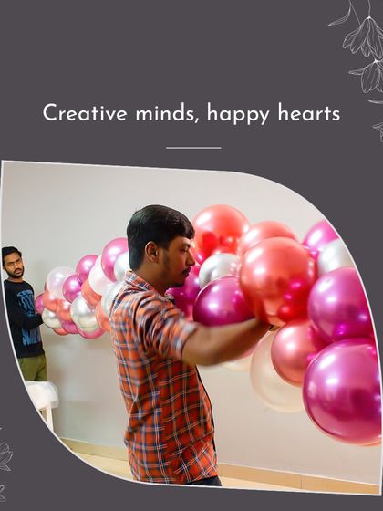 Creative minds and happy hearts. This image captures the collaborative and positive energy of my workshops, where students work together to bring their ideas to life.