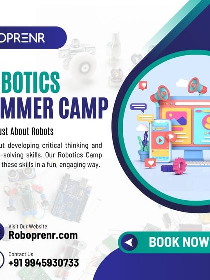 Our Robotics Summer Camp is about more than just robots. It's about developing critical thinking and problem-solving skills in a fun, engaging way.