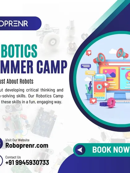 Our Robotics Summer Camp is about more than just robots. It's a fun, engaging way to develop essential life skills like critical thinking and problem-solving, which are crucial for success in today's tech-driven world.
