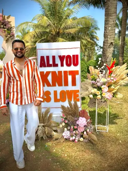 Goa carnival ready! The beach, the sun, and the festive decor at ITC Grand Goa set the perfect stage for a fun-filled wedding carnival.